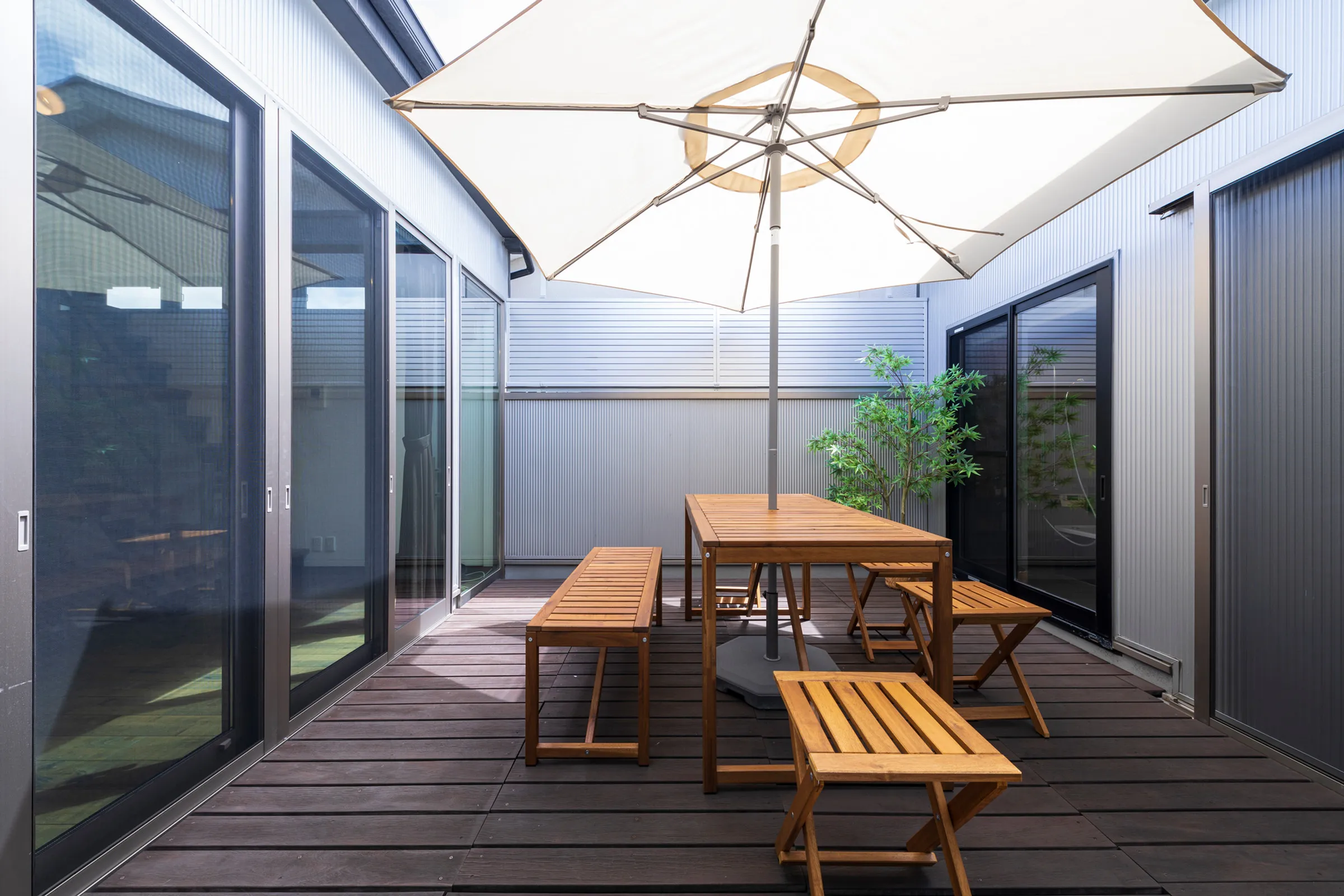 Shirakabanoyado HIKO — Terrace