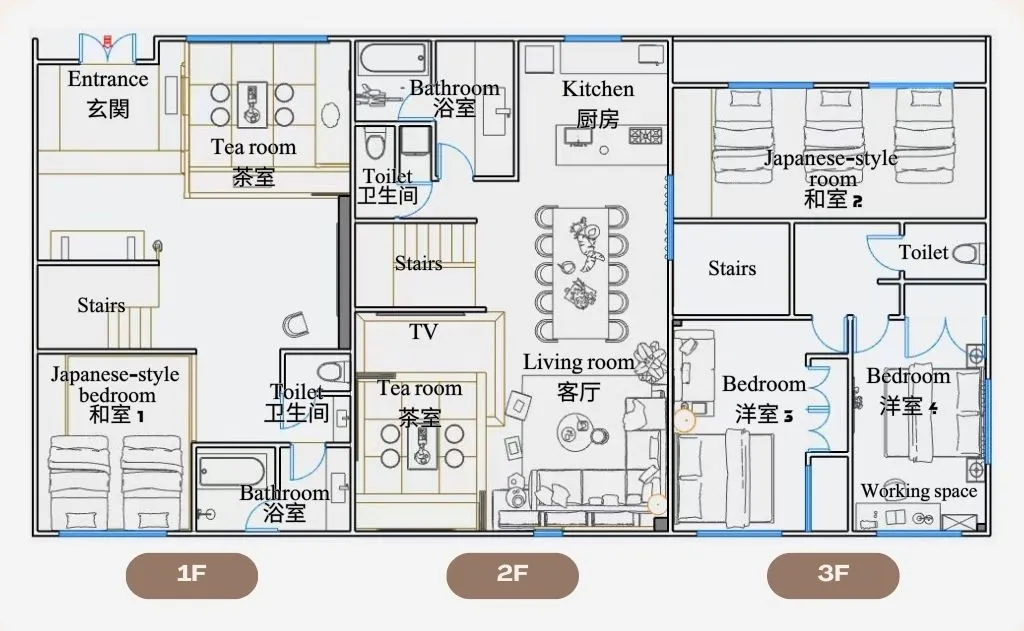 Shirakabanoyado SEIFU — Floor plan