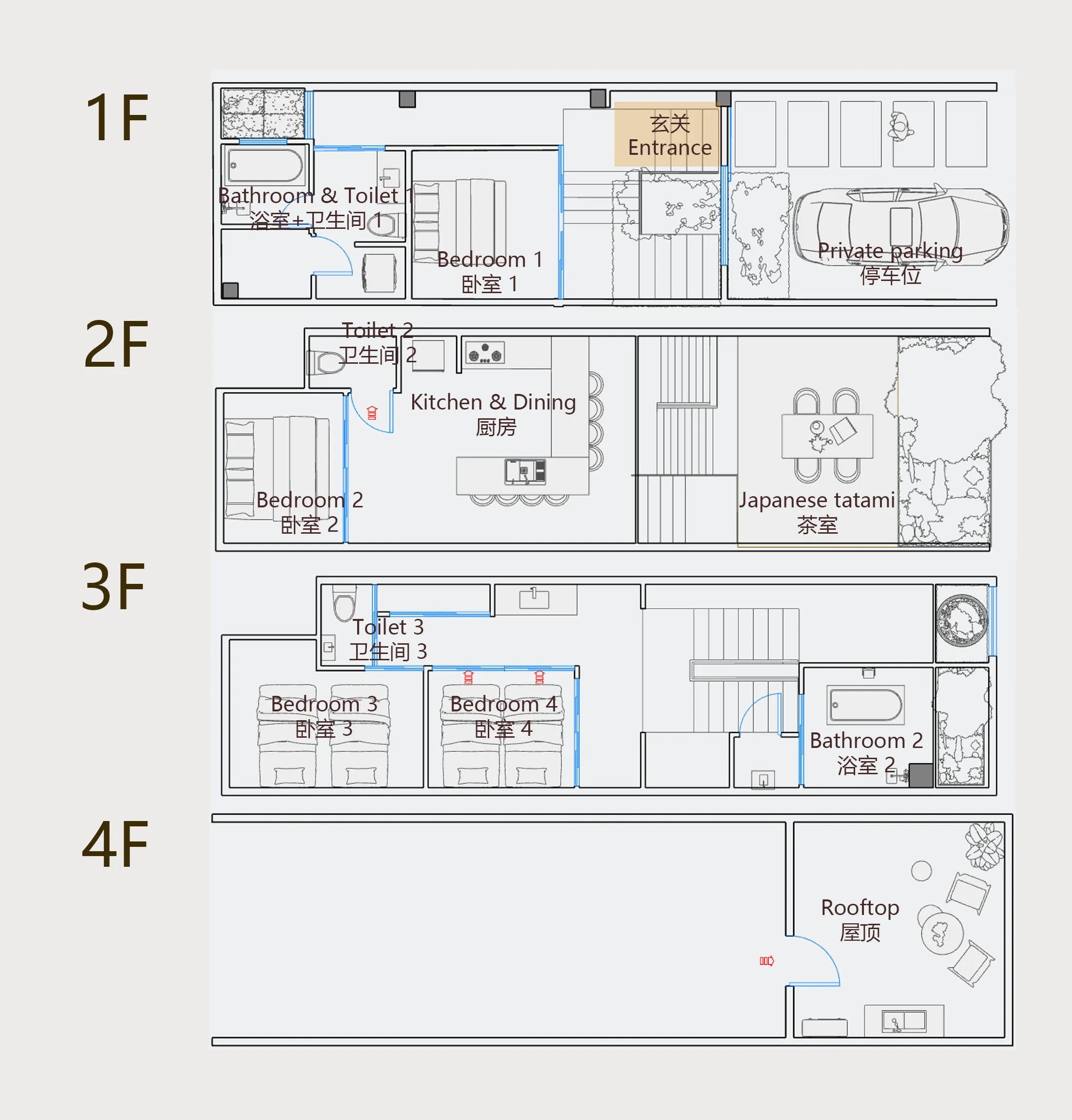 Shirakaba ROKUI — Floor plan